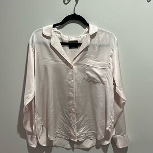 Abercrombie & Fitch silk sleep shirt size L